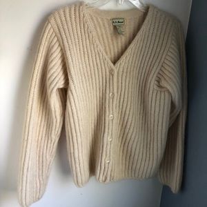 Cream Wool Cardigan
